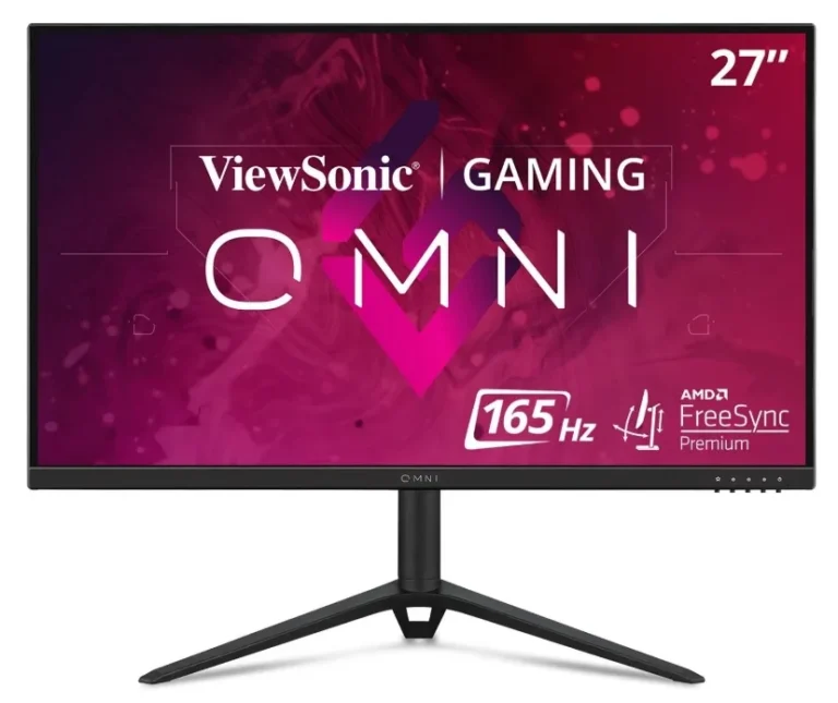 ViewSonic Omni VX2728J 27-Inch Gaming Monitor 165hz 0.5ms 1080p IPS with FreeSync Premium, Advanced Ergonomics, HDMI, DisplayPort, Black