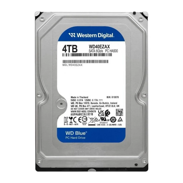 WD Blue 4TB 3.5″ SATA Hard Drive – Pulled