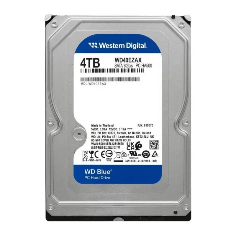 WD Blue 4TB 3.5″ SATA Hard Drive – Pulled