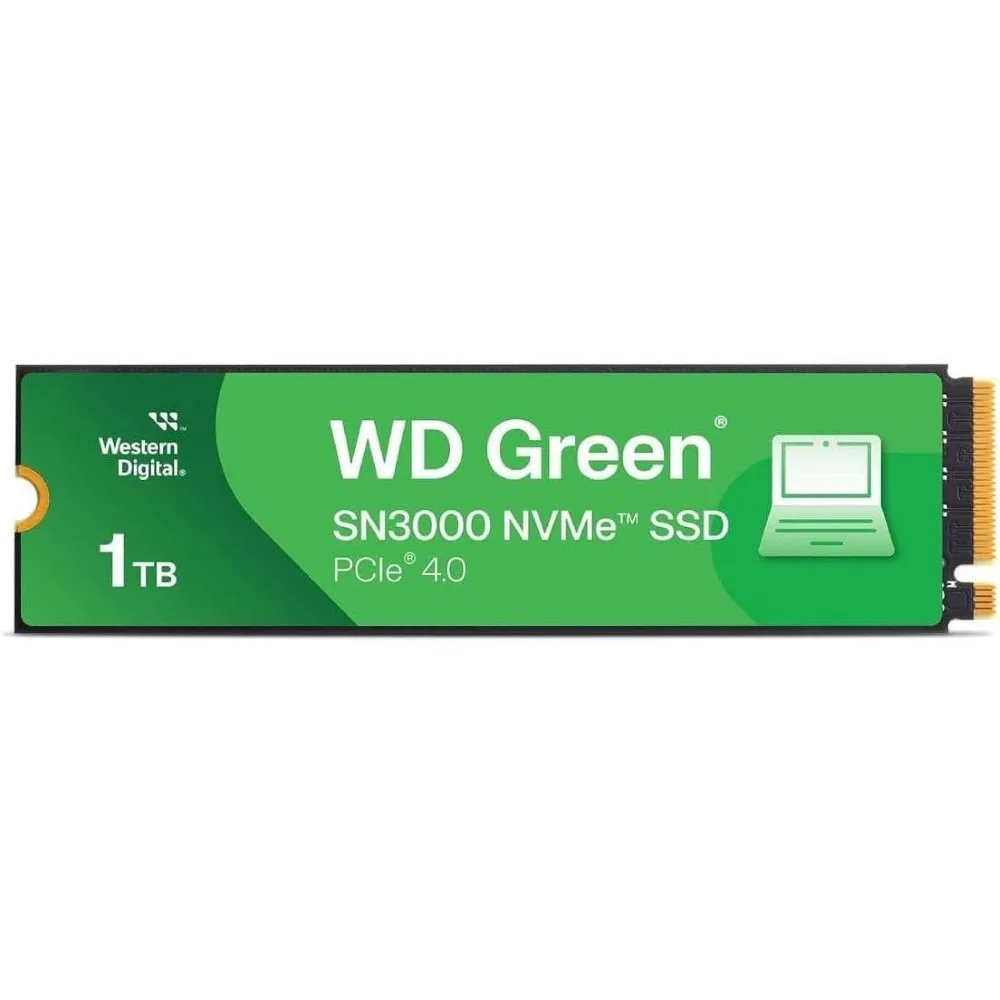 wd-green-sn3000-1tb-gen-4-5000mb-s-nvme-m-2-ssd - MegaComputer.pk WD Green SN3000 1TB Gen 4 5000MB/s NVMe M.2 SSD