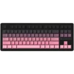 XINMENG M87 Pro V2 Tri-Mode Gasket Mechanical Keyboard – Gradient Pink – WHITE JADE