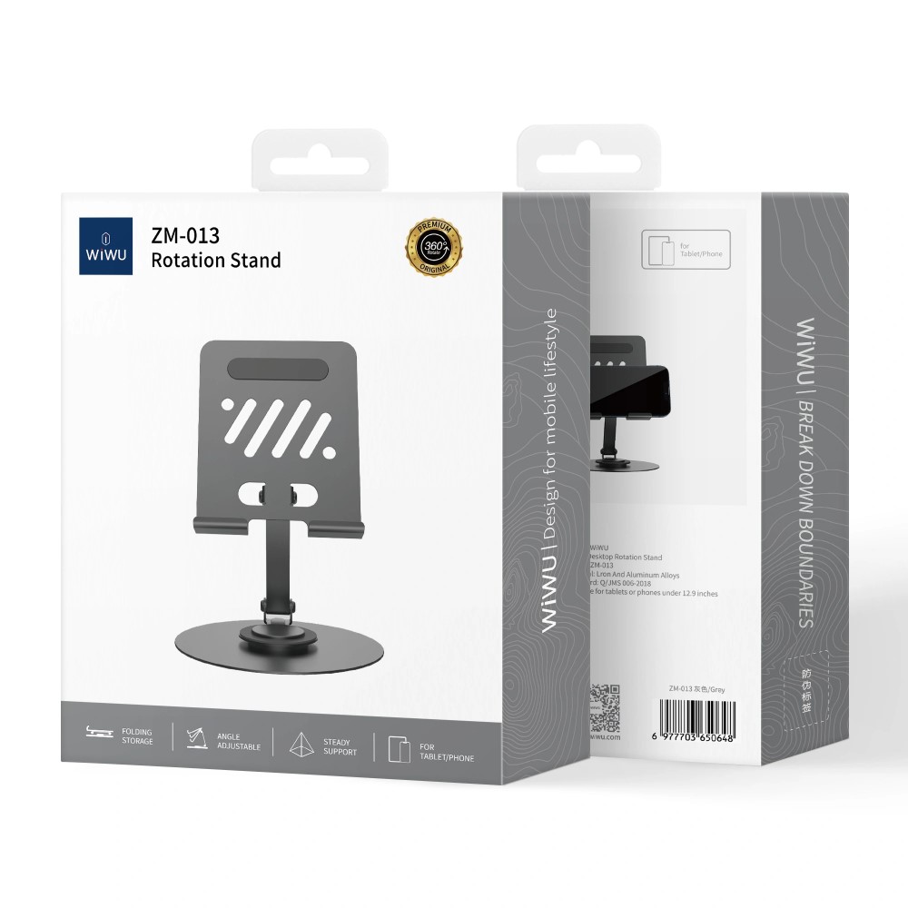 1-1011.jpg WiWU Desktop Rotation Stand ZM-013 - Image 1