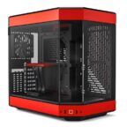 HYTE Y60 Modern Aesthetic Dual Chamber Mid-Tower ATX Case Black Cherry