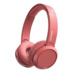 PHILIPS On-Ear Headphones TH4205RD/00 with Bass Boost Button Matte Red