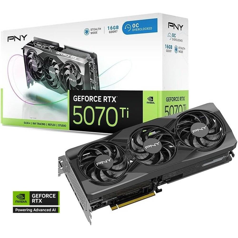 1-1503.jpg PNY NVIDIA GeForce RTX 5070 Ti OC 16GB GDDR7 Graphics Card - Image 1