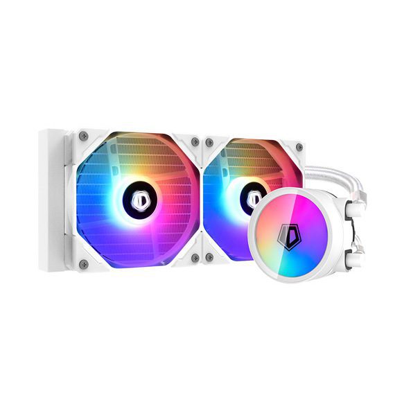 1-1671.jpg ID-Cooling ZoomFlow 240XT ARGB AIO Liquid CPU Cooler - Snow White - Image 1