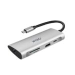 WIWU Alpha 831HRT USB C Hub 8 in 1 Usb Hubs Multi Function Adapter And Type C for Windows Laptops