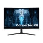 Samsung Odyssey G8 Neo 32" S32BG850 UHD 3840 x 2160 (4K) Max 240 Hz Mini LED HDMI, DisplayPort, USB, Audio FreeSync Premium Pro (AMD Adaptive Sync) Curved Gaming Monitor