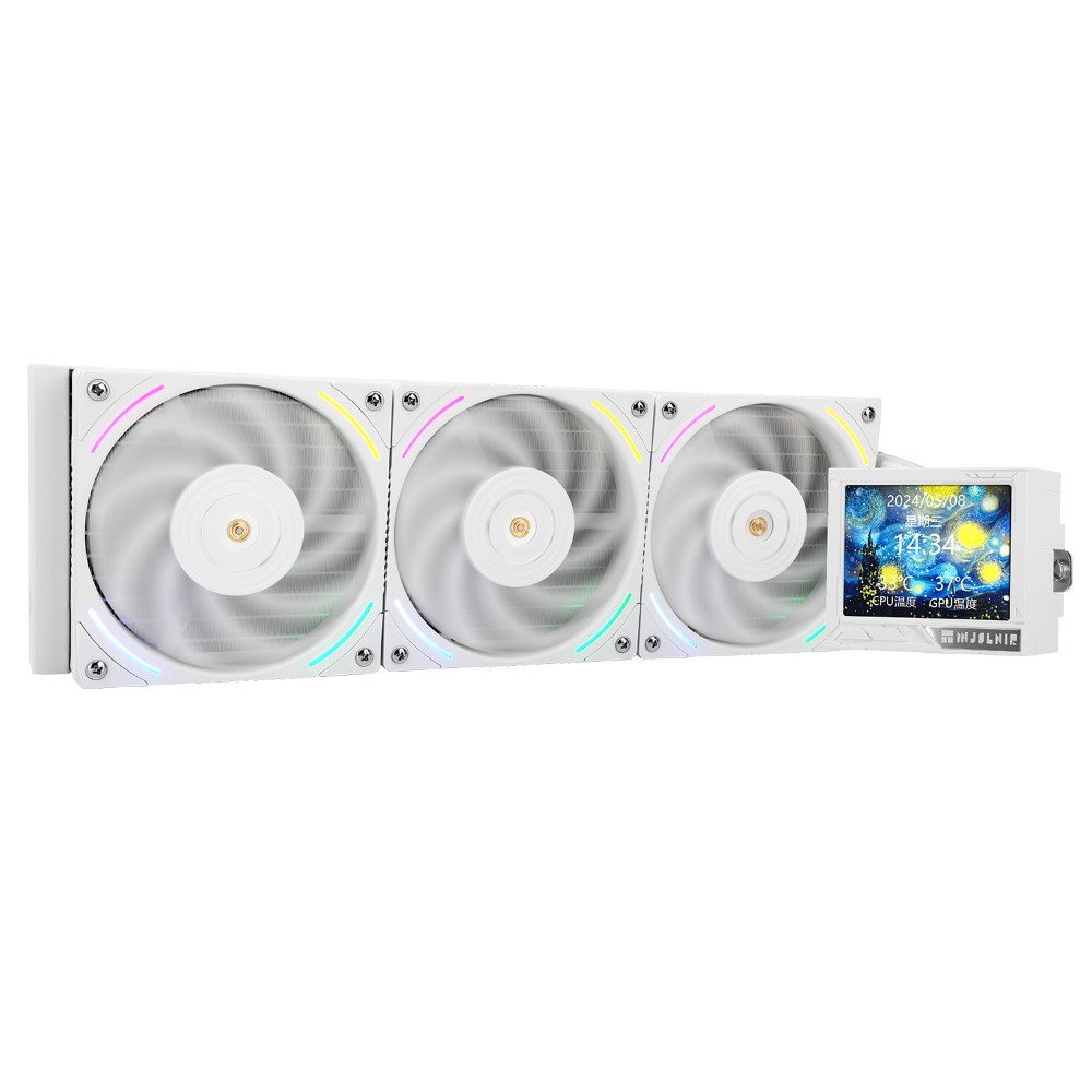 1-1844.jpg Thermalright Mjolnir Vision 360 White ARGB 360mm AIO Liquid CPU Cooler, IPS LCD Screen - Image 1