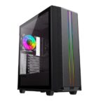 GameMax Precision Mid Tower Gaming Case - Black