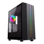 GameMax Precision Mid Tower Gaming Case - Black