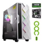 GameMax Diamond COC E-ATX Gaming Case - White