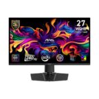 MSI MAG 271QP QD-OLED X24 27-inch 2560 x 1440 (QHD) 240Hz, Adaptive-Synch, HDMI, DisplayPort, VESA Mountable, Tilt, Height Adjustable, Speaker, 0.03ms Gaming Monitor Black