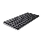 Rapoo E9050L Bluetooth Wireless Multi-Device Keyboard (4 Devices) Rechargeable Led Indicators Ultra-Thin Ergonomic Compatible with Windows iOS Android Tab Smartphones - Dark Grey