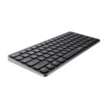 Rapoo E9050L Bluetooth Wireless Multi-Device Keyboard (4 Devices) Rechargeable Led Indicators Ultra-Thin Ergonomic Compatible with Windows iOS Android Tab Smartphones - Dark Grey