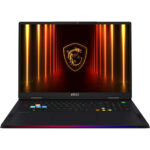 MSI Raider HX AI A2XWIG-418US 18" GeForce RTX 5080 Laptop GPU - Intel Core Ultra 9 285HX - 64GB Memory - 2 TB SSD - Windows 11 Home - Gaming Laptop