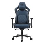 Cougar Defensor S Ergonomic Gaming Chair – Navy Blue, Adaptive Lumbar Support, 4D Armrests, Magnetic Head Pillow & Premium PVC Leather