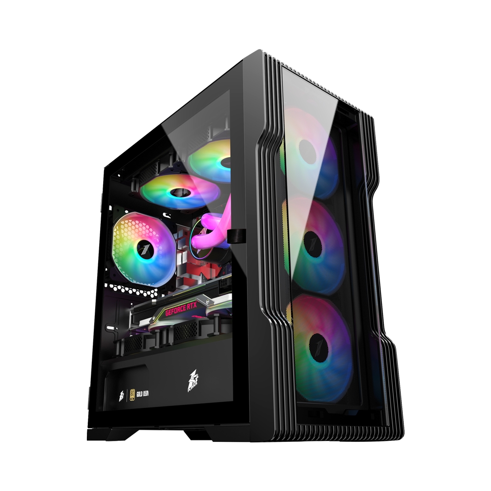 1-2278.jpg 1st Player T3-G Gaming Casing Black - Image 1