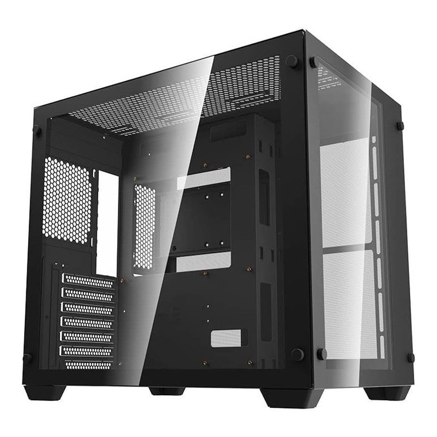 1-2336.jpg DarkFlash Aigo Tempered Glass C285 ATX Gaming Casing Black - Image 1