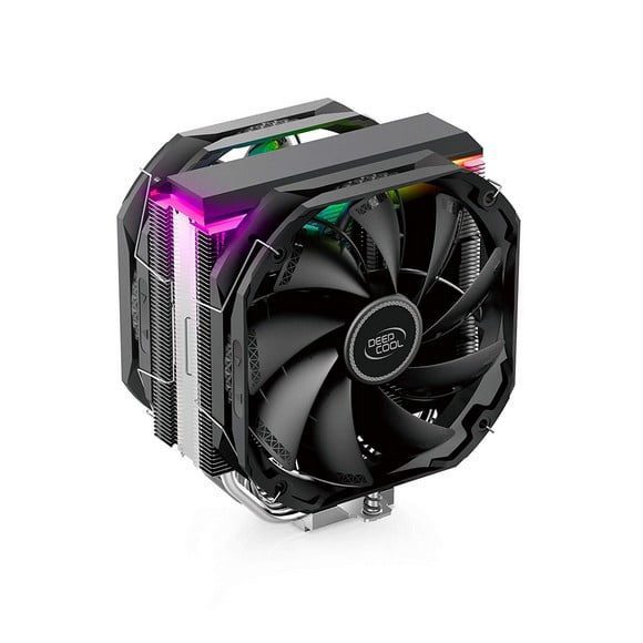 1-2450.jpg DeepCool AS500 Plus Single Tower ARGB CPU Air Cooler – Black - Image 1