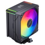 SNOWMAN MT4-V4D-ARGB CPU Cooler – 120mm ARGB Fan 4 Heat Pipes Digital Display