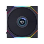 LIAN LI Uni Fan TL LCD 120mm ARGB Single Black