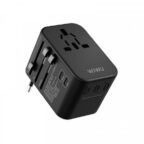 WIWU UA-303 UNIVERSAL PLUG ADAPTER - BLACK