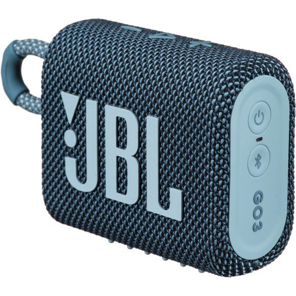 1-3216.jpg JBL Go 3 Portable Bluetooth Wireless Waterproof Speaker (Blue) JBLGO3BLU - Image 1