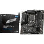 MSI PRO B760M-A WIFI DDR5 Micro-ATX LGA 1700 Motherboard