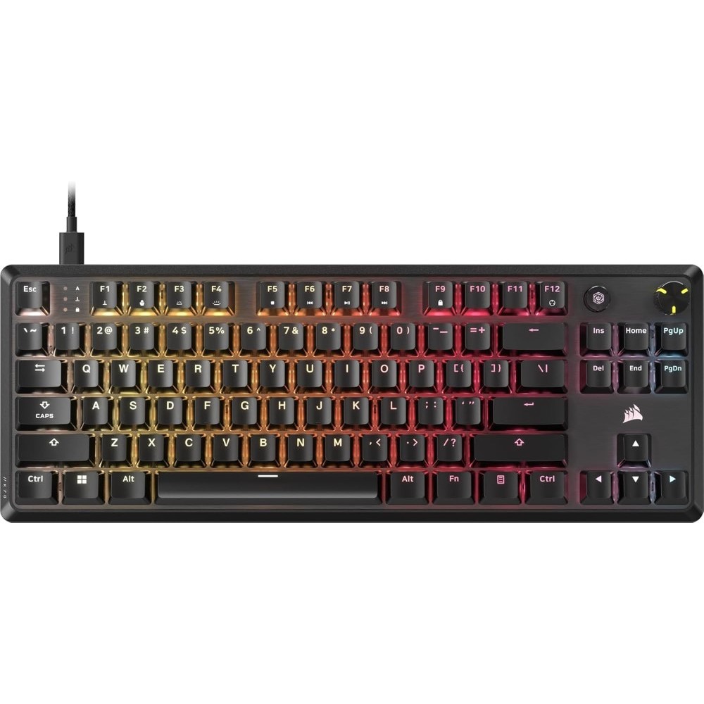 1-3631.jpg Corsair K70 CORE TKL RGB Tenkeyless Mechanical Wired Gaming Keyboard - Image 1