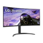 LG 34WP65C-B 34" UWQHD 3440 x 1440 (2K) 160 Hz HDMI, DisplayPort FreeSync Premium (AMD Adaptive Sync) Built-in Speakers Curved Monitor