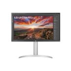 LG 27UP850-W Monitor 27” UHD (3840 x 2160) IPS Display, VESA DisplayHDR 400, DCI-P3 95% Color Gamut, USB-C,3-Side Virtually Borderless Display, Height/Pivot/Tilt Adjustable Stand