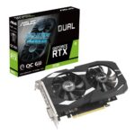 ASUS Dual NVIDIA GeForce RTX 3050 6GB OC Edition Gaming Graphics Card - PCIe 4.0, 6GB GDDR6 Memory, HDMI 2.1, DisplayPort 1.4a, 2-slot Design, Axial-tech Fan Design, 0dB Technology,