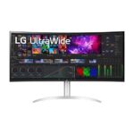 LG 40WP95C-W 40” UltraWide Curved WUHD (5120 x 2160) 5K2K Nano IPS Computer Monitor, DCI-P3 98% (Typ.) HDR10, Thunderbolt 4 w/ 96W PD, 3-Side Virtually Borderless Design Tilt/Height/Swivel Stand,Black
