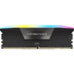 Corsair Vengeance RGB 16GB (1x16GB) 5200MHz CL40 DDR5 Memory Kit - Black