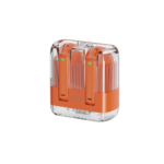 WiWU T21 Crystal Transparent Wireless Bluetooth Earbuds - Orange