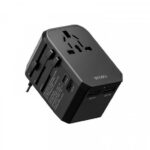 WIWU UA-303 4 IN 1 UNIVERSAL PLUG ADAPTER - BLACK