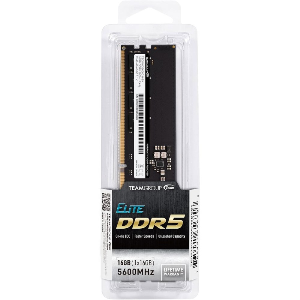 1-4109.jpg TEAMGROUP Elite DDR5 16GB 5600Mhz Desktop Memory - Image 1