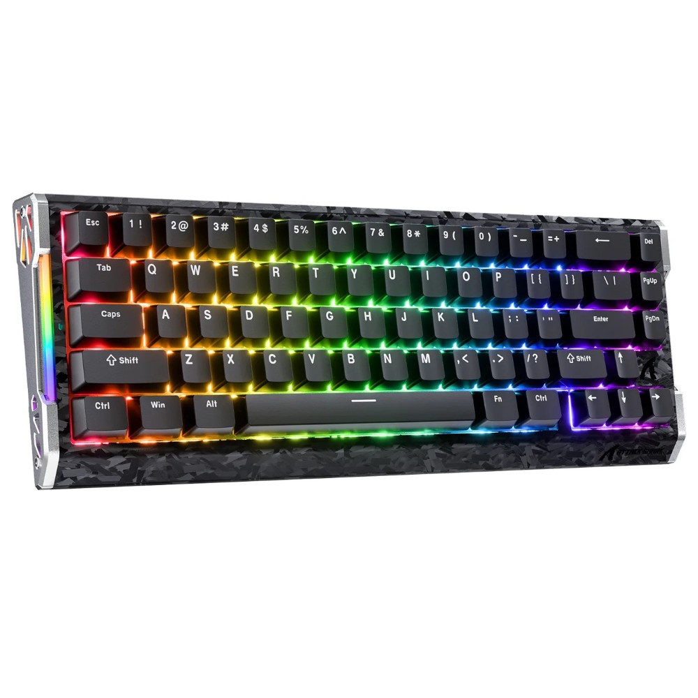 1-4115.jpg ATTACK SHARK R68 HE Carbon Fiber Rapid Trigger Keyboard Magnetic Switch Black - Image 1