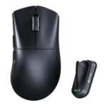 ATTACK SHARK V8 Ultra-Light Ergonomic Wireless Gaming Mouse - Black