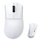 ATTACK SHARK V8 Ultra-Light Ergonomic Wireless Gaming Mouse - White