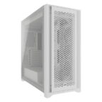 Corsair 5000D AIRFLOW Core Tempered Glass Mid-Tower ATX PC Case - White