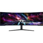 Samsung Odyssey G9 Neo 57" Dual UHD LS57CG952NMXUE G95NC Curved 240Hz,1ms, Quantum Matrix Technology Display HDR 1000, AMD FreeSync Premium Pro Gaming Monitor
