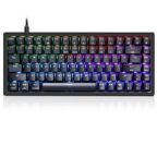 Skyloong SK84S Black (Red Switches) Mechanical Wireless Bluetooth Keyboard