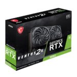 MSI GeForce RTX 3050 VENTUS 2X OC 8GB of GDDR6 VRAM Dual TORX 4.0 Fans Graphics Card