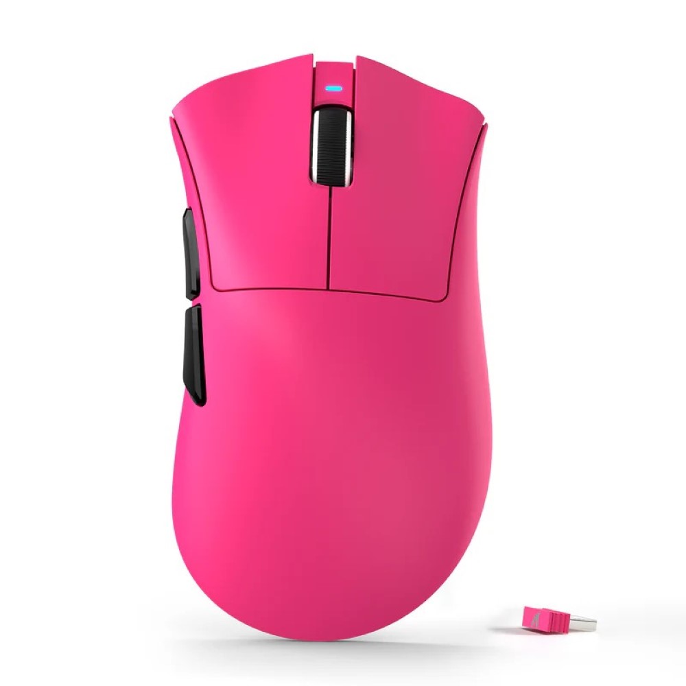 1-607.jpg ATTACK SHARK V3 Ultra-Light Tri-Mode Gaming Mouse - Red - Image 1