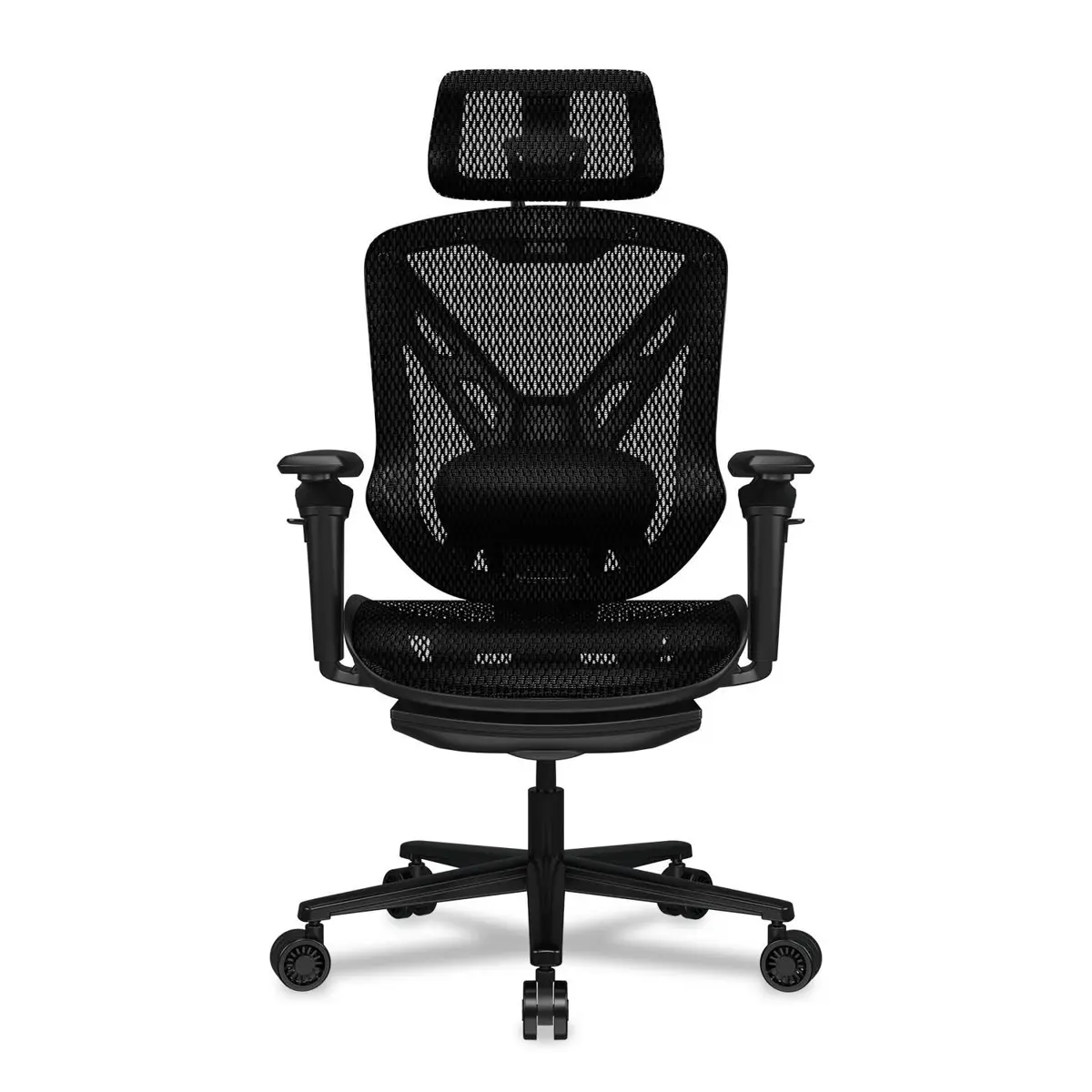 1-672.webp Cougar Speeder Black Ergonomic Gaming Chair - Image 1