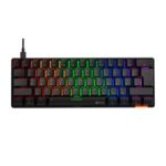Meetion MK005 Wired 60% Mini Mechanical Keyboard - Black