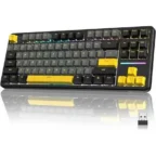 Attack Shark X87 Ultra Keyboard - Black - White - Green