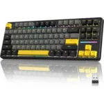 Attack Shark X87 Ultra Keyboard - Black - White - Green